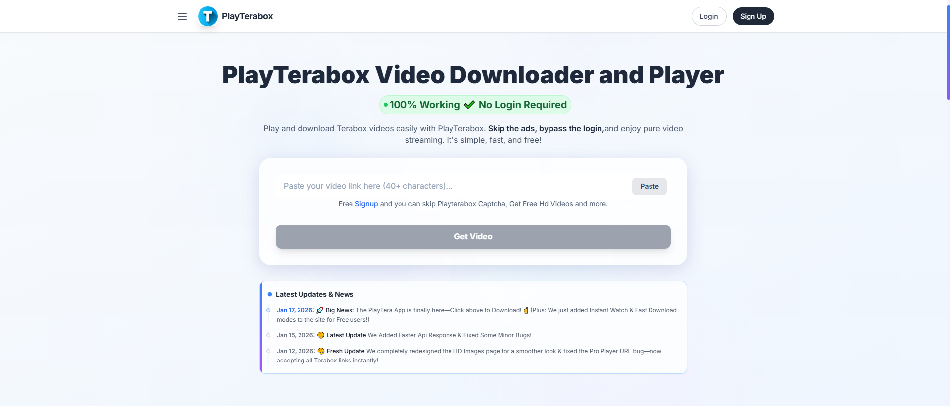 PlayTera Template Preview